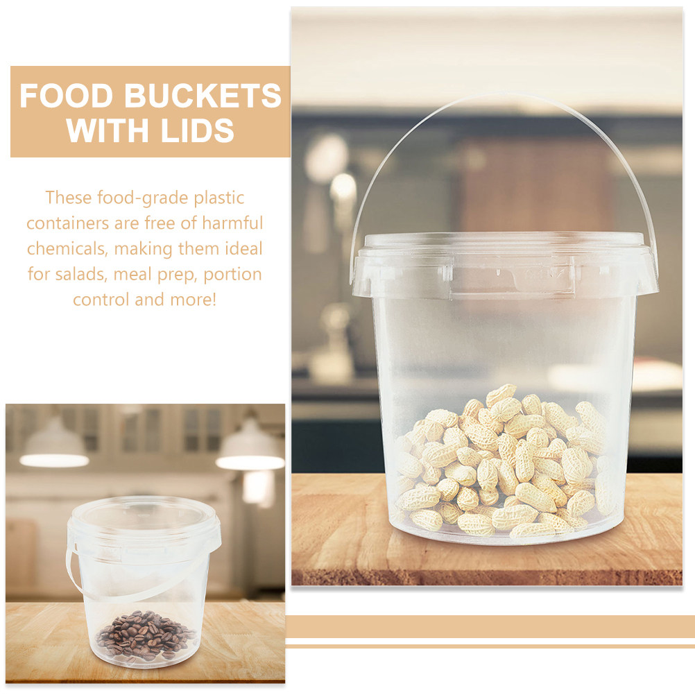 6Pcs Clear Plastic Food Storag - Meal Prep With Rice recension och pris